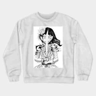 the swordsgirl Crewneck Sweatshirt